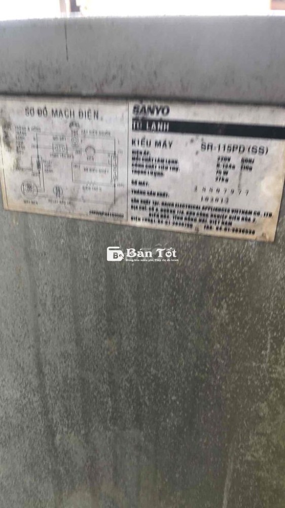 Bán tủ lạnh côi Sanzo như hình