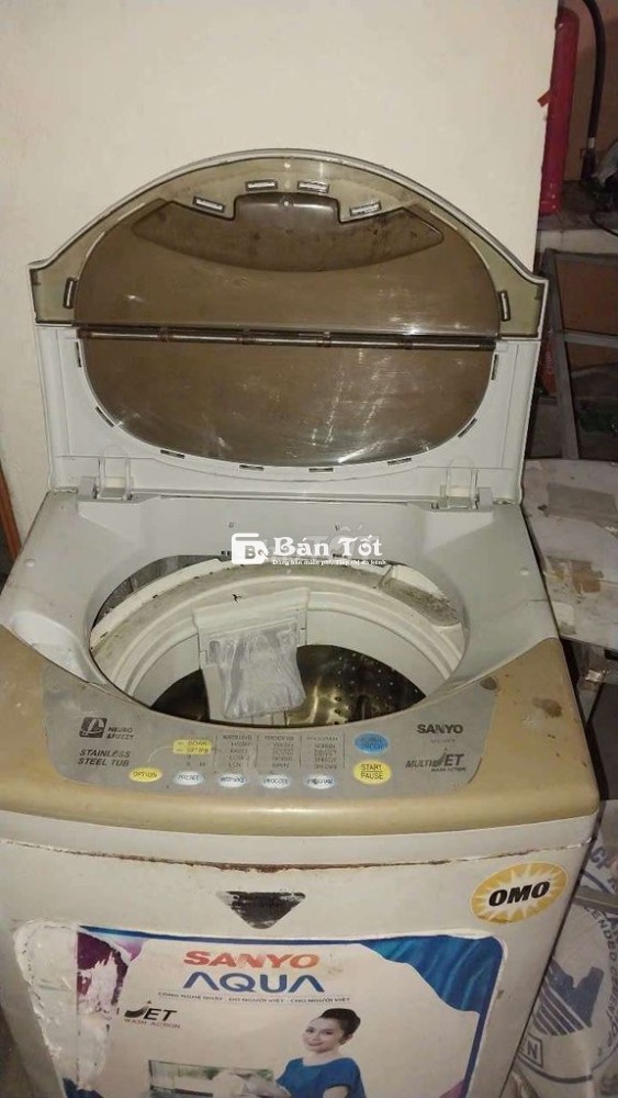 Máy bị mục chân, giặt bình thường
