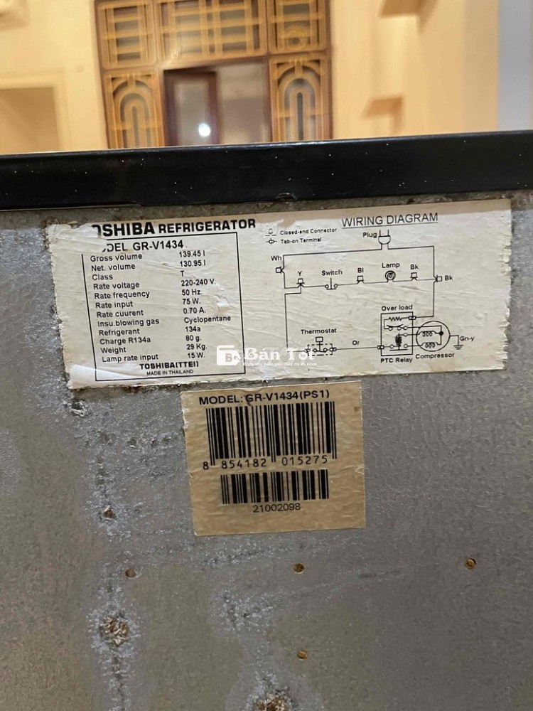 Thanh lý tủ Toshiba 140L