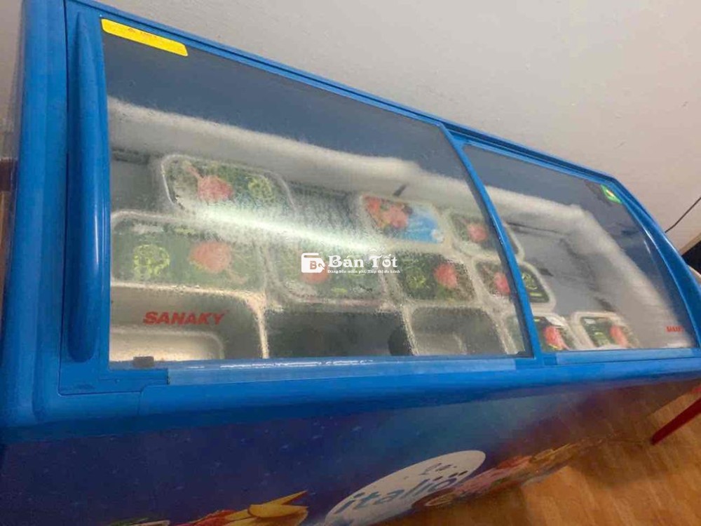 tủ đông kem sanaky kéo lùa con bh