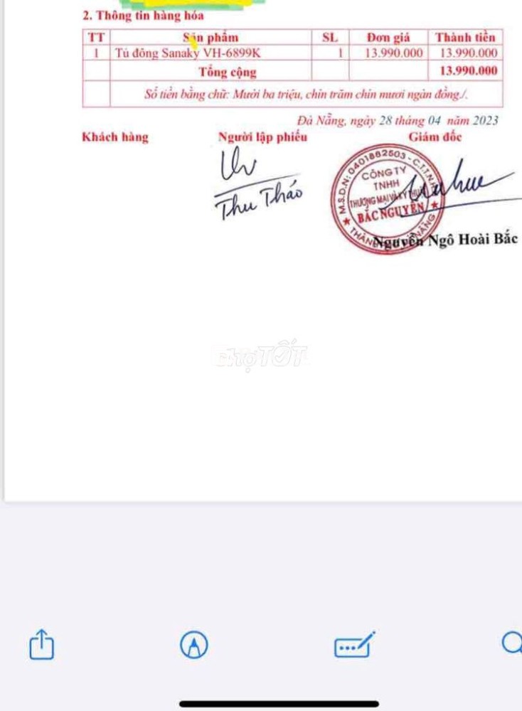 tủ đông kem sanaky kéo lùa con bh
