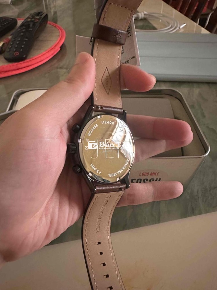 Bán đồng hồ nam Fossil dây da - Hàng mới