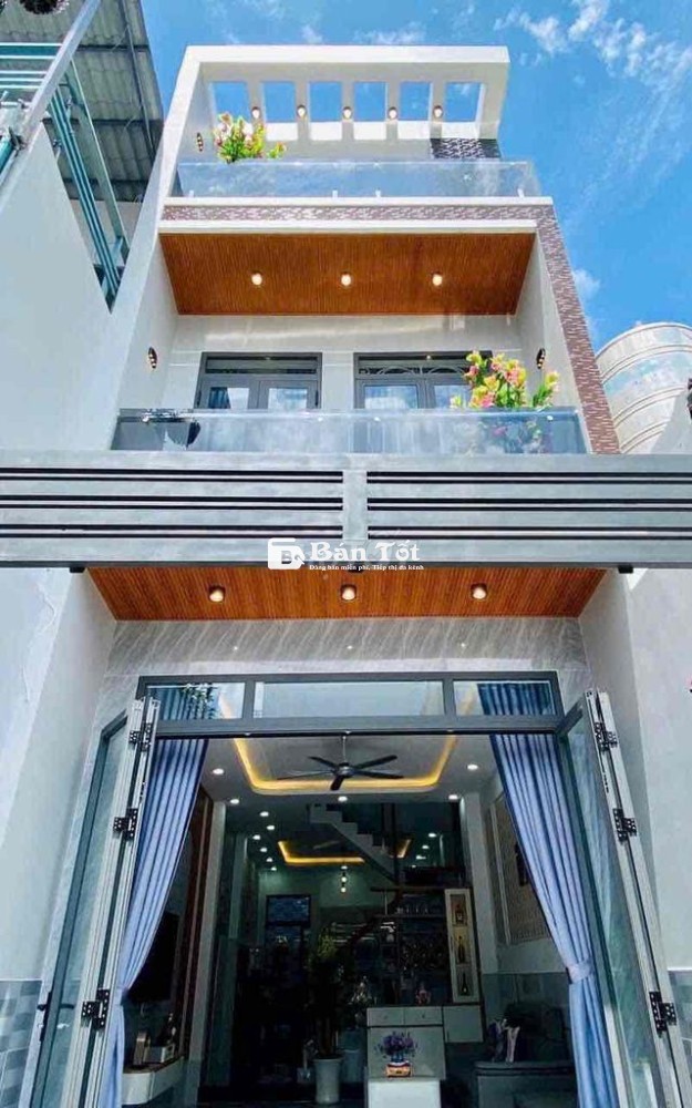 Bán nhà hẻm 1 sẹc Huỳnh Tấn Phát P. Phú Thuận Q7 DT 69.46m2