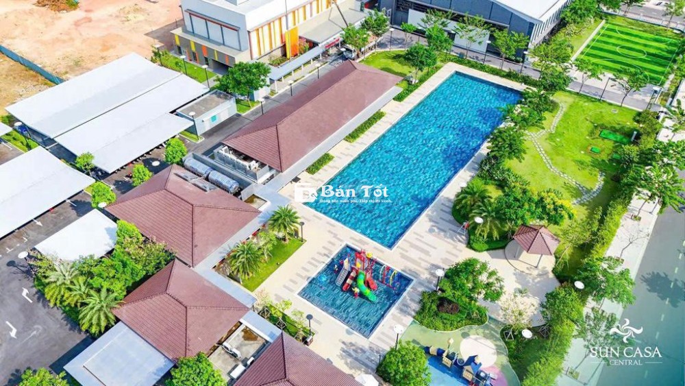 Nhà phố SunCasa Central 5x20m – Gần công viên, hướng Tây, giá nhẹ