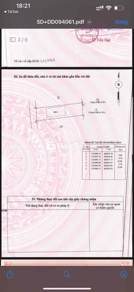 ĐẤT THỔ CƯ GẦN CHỢ MỸ CA CAM RANH