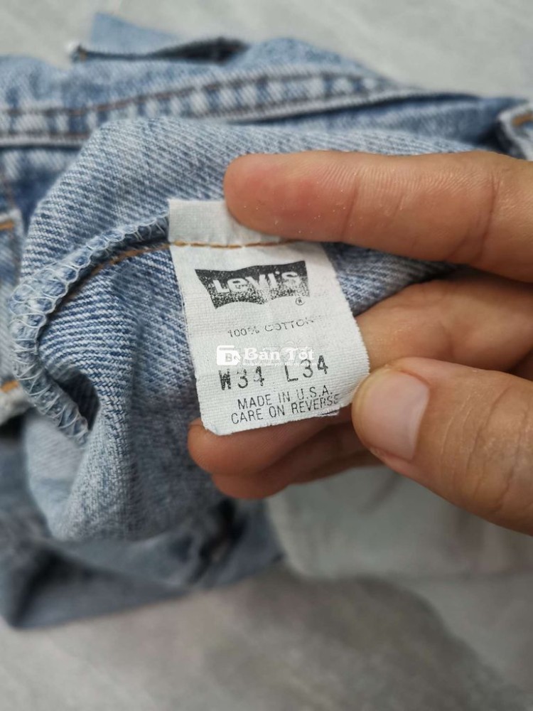 Quần jeans Levis 505 USAMadeSelvedgeVin90s size 34