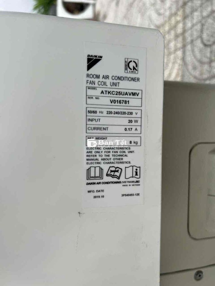 Máy lạnh Daikin Inverter 1HP - Còn như mới!