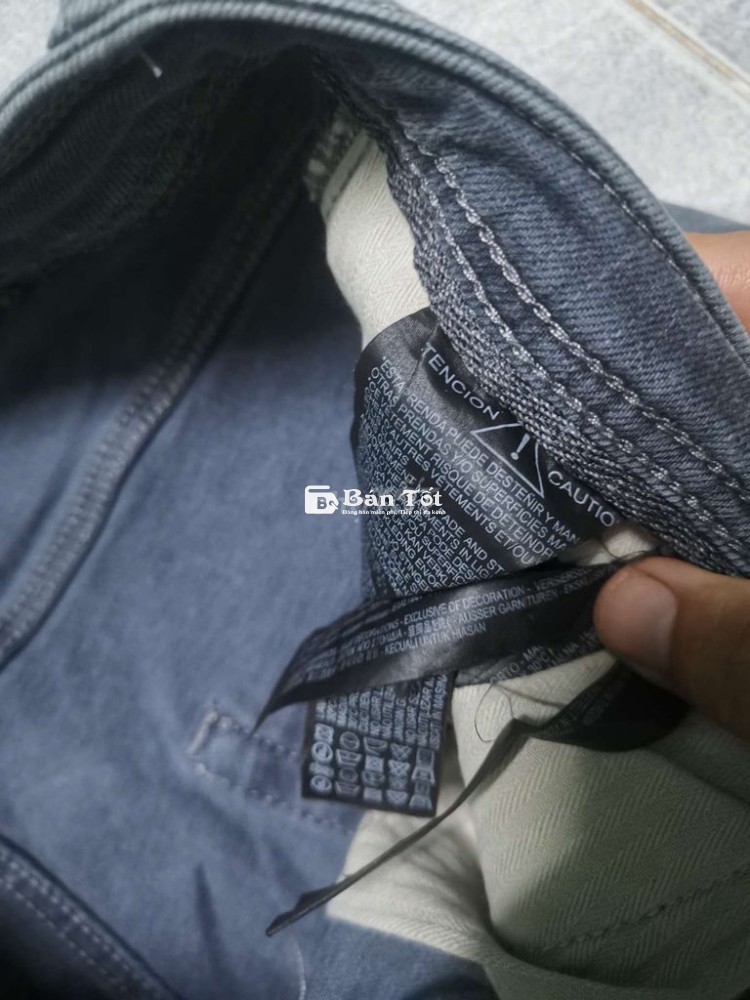 Quần jeans Zara Selvedge ItaliaMadeSlimDNF size 34