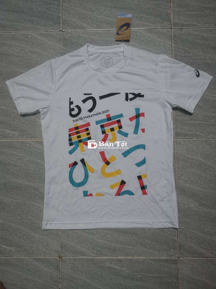 Áo Thun Asics Japan Made Chính Hãng Size M - Cần Thanh Lý!