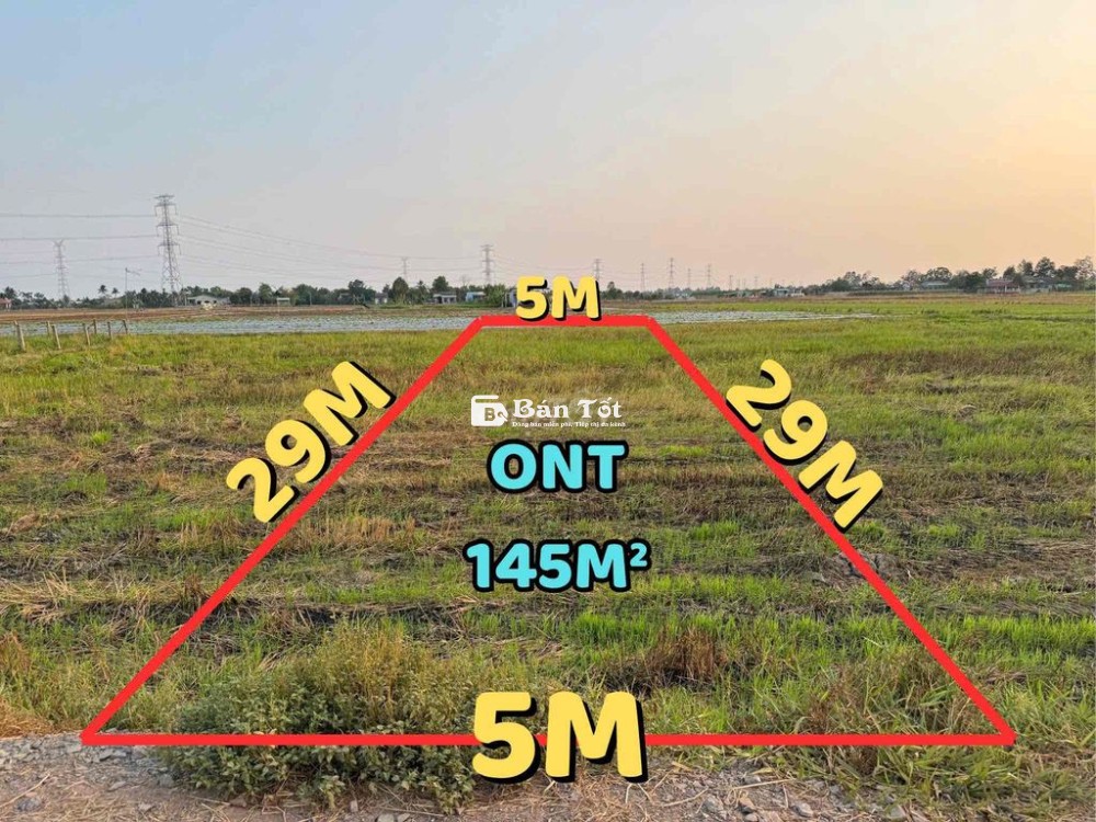 5x29 đường oto cách chợ 500m ra TL833 500m