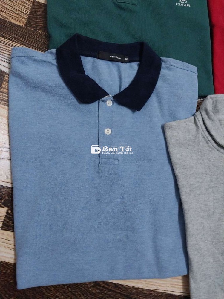 Set 4 polo nam Fila, Polo club...size M- N50, D65