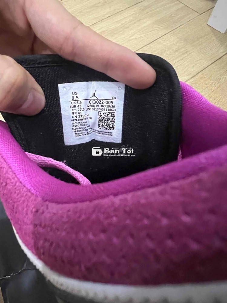 Giày Nike Air Jordan 1 Low Black