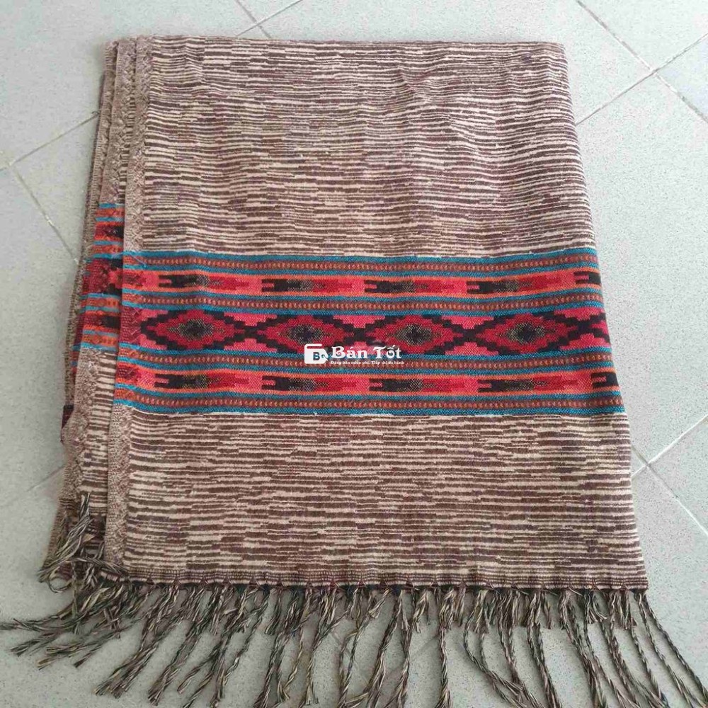 Khăn choàng dệt Tây Tạng, khổ 1m6 x 80cm, giữ ấm