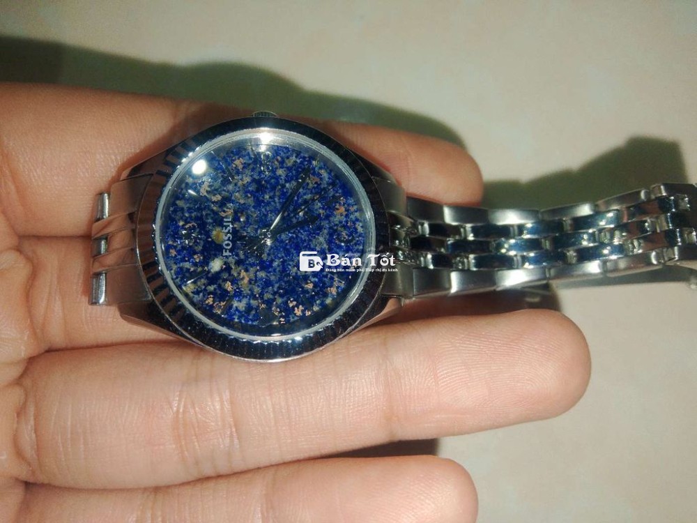 Đồng hồ nữ hiệu Fossil _ Mặt xanh biển