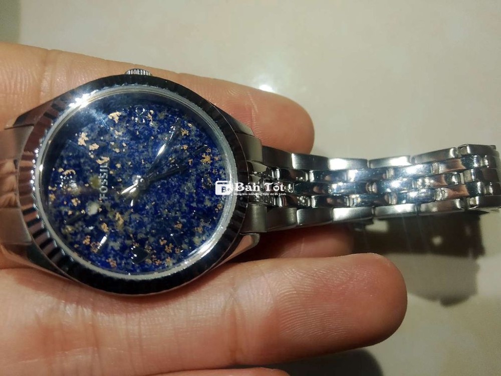 Đồng hồ nữ hiệu Fossil _ Mặt xanh biển