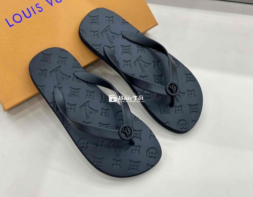 Dép Nam/ Dép Kẹp/ Xỏ Ngón LV Đen