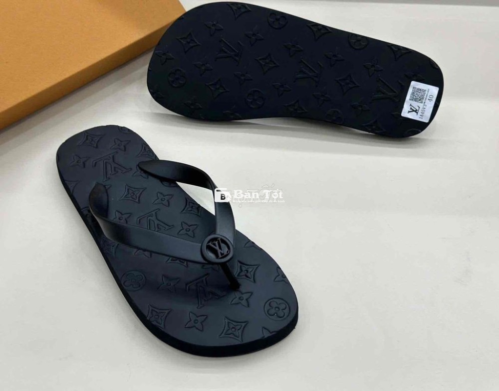 Dép Nam/ Dép Kẹp/ Xỏ Ngón LV Đen