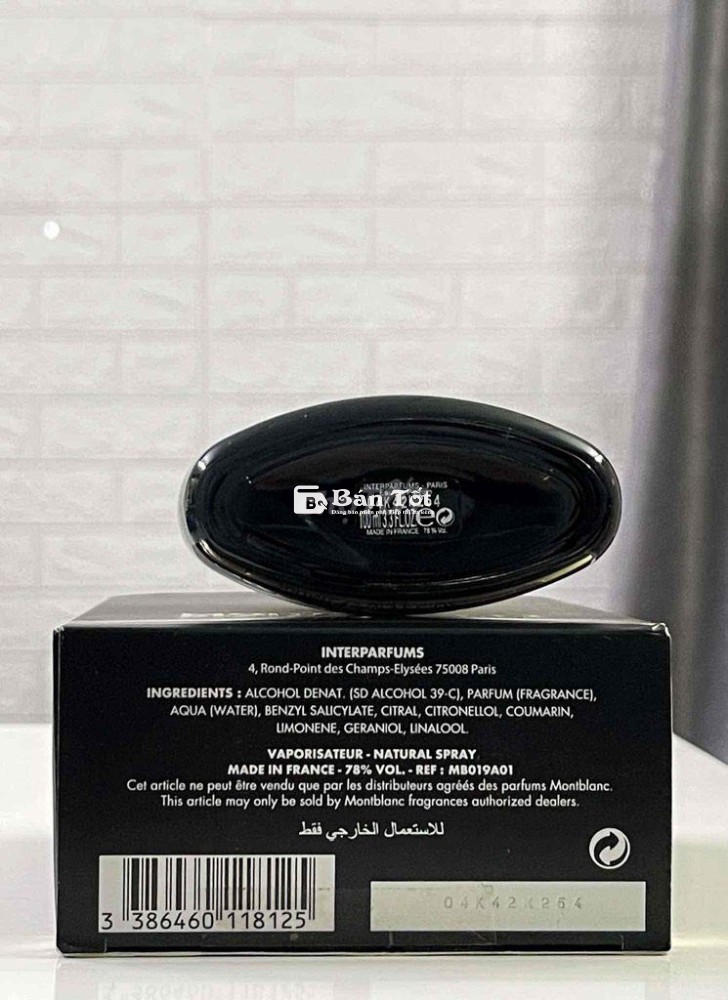 Pass nước hoa Mont Blanc Legend EDP bản cũ 2020 90ml  