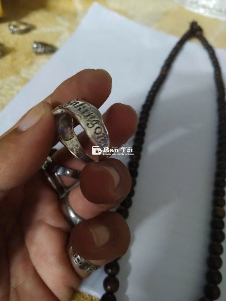 DÂY CHUYỀN GỖ TRẦM VÀ NHẪN