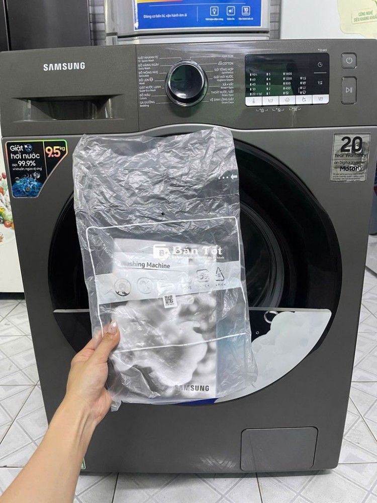 samsung inveter 9.5kg hàng trưng bày chưa sử dụng