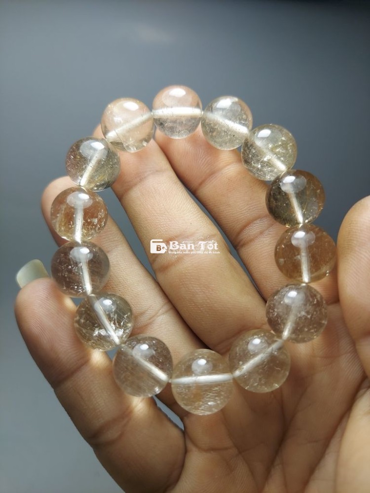Vòng tay đá thạch anh tóc tơ tự nhiên 31