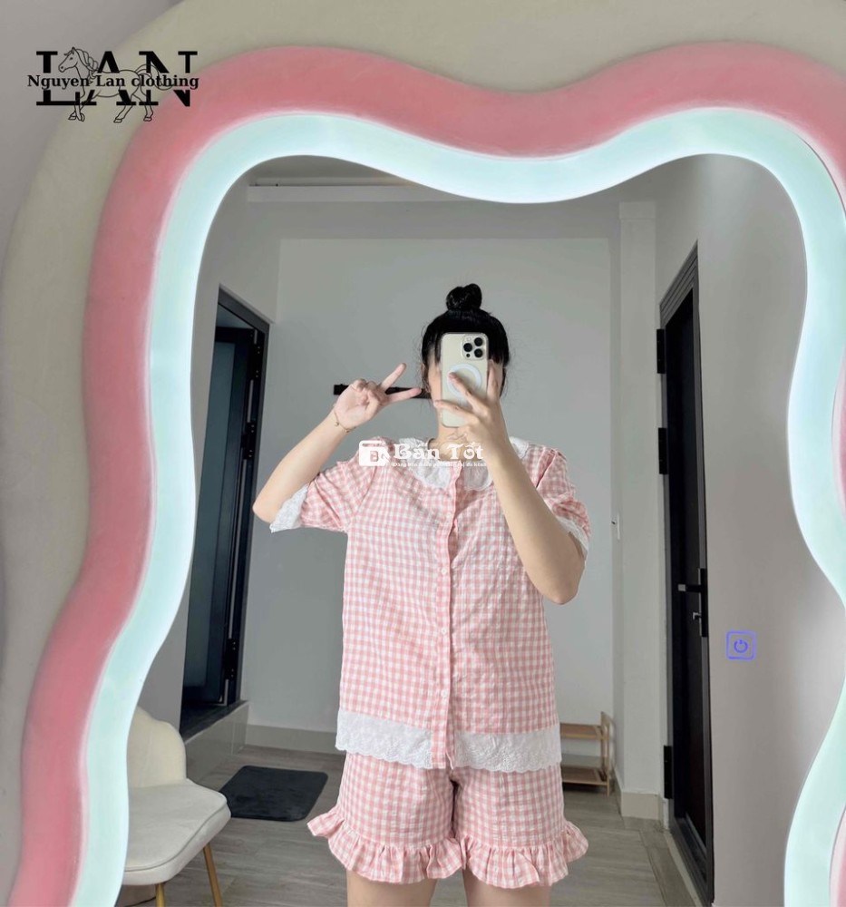 Đồ bộ ngủ ngắn dê  thương
