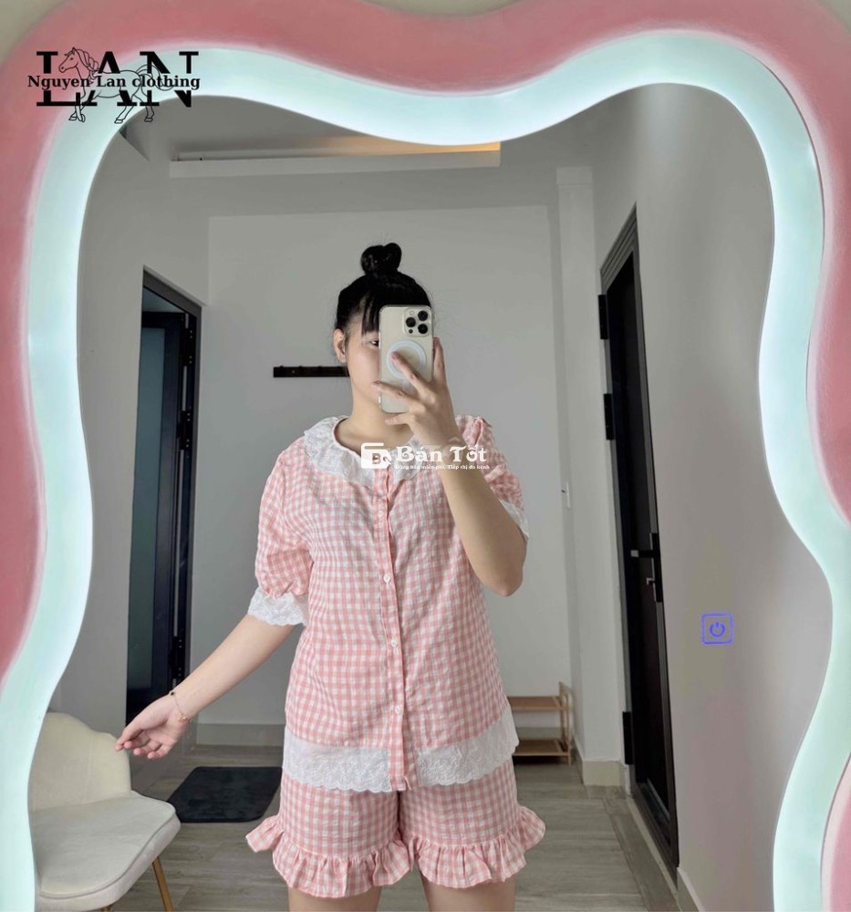 Đồ bộ ngủ ngắn dê  thương