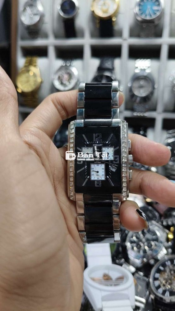 Đồng hồ tank đá ceramic