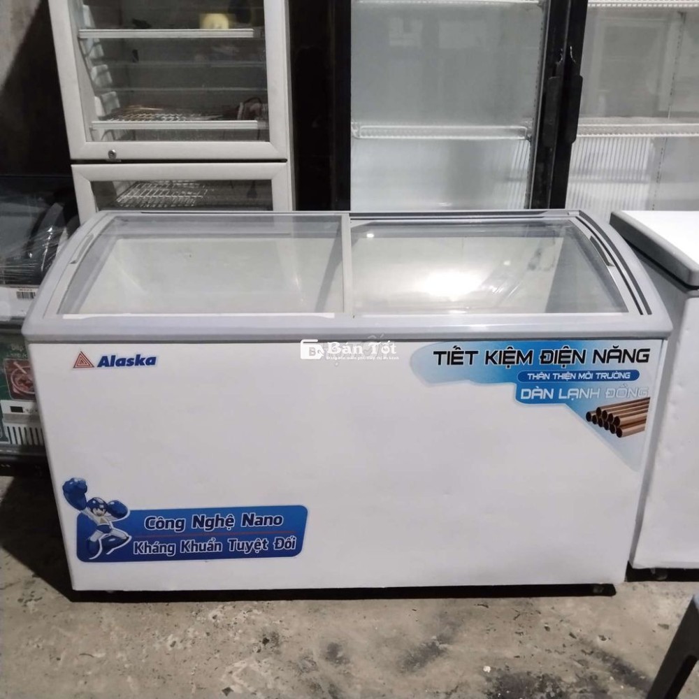 Tủ Đông Kính Alaska 1m5 - Bảo Hành 12 Tháng - Miễn Phí Vận Chuyển  