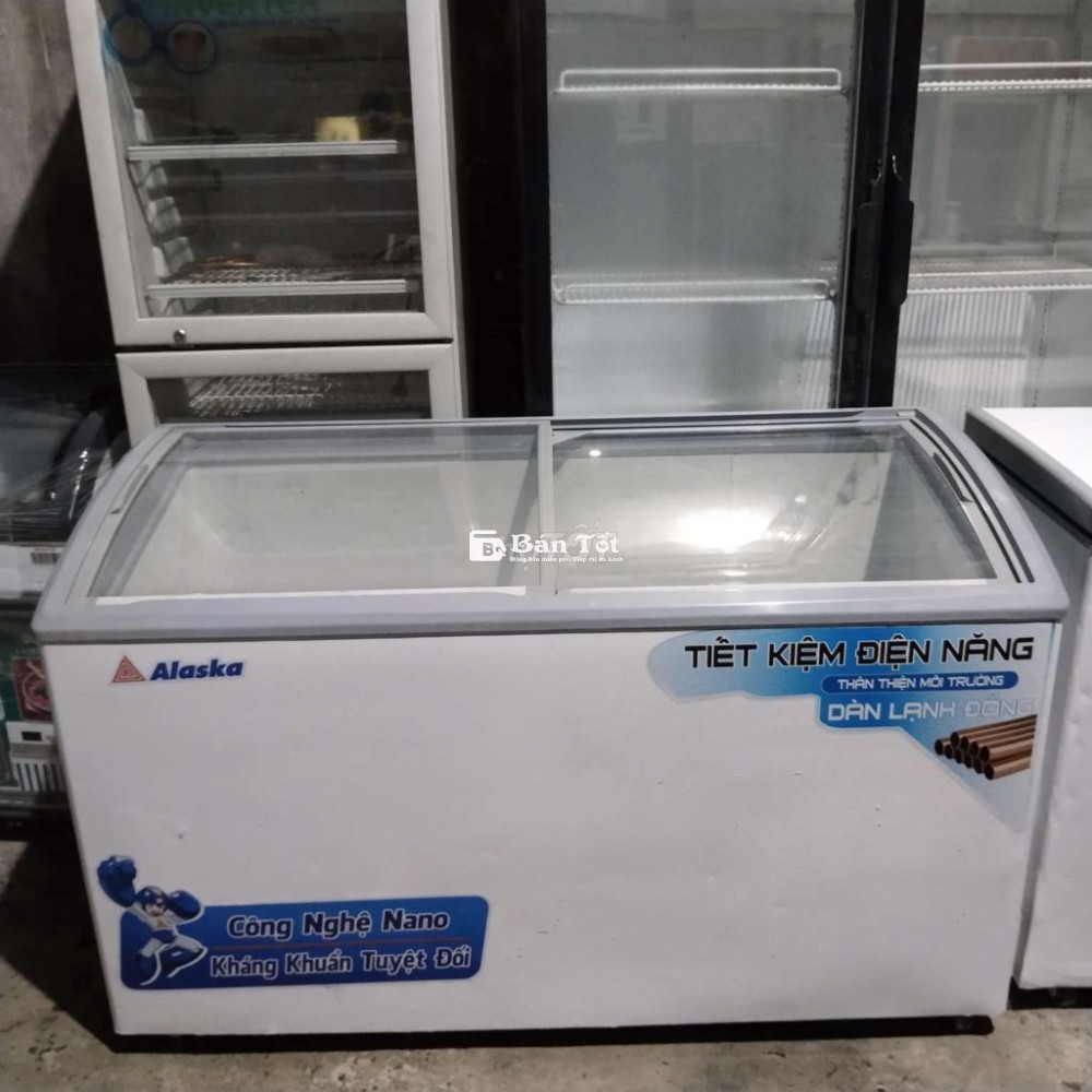 Tủ Đông Kính Alaska 1m5 - Bảo Hành 12 Tháng - Miễn Phí Vận Chuyển  