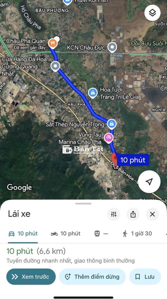 Cho thuê đất + nhà có sẵn - 563m (100% thổ cư), mặt tiền, 45k/m2