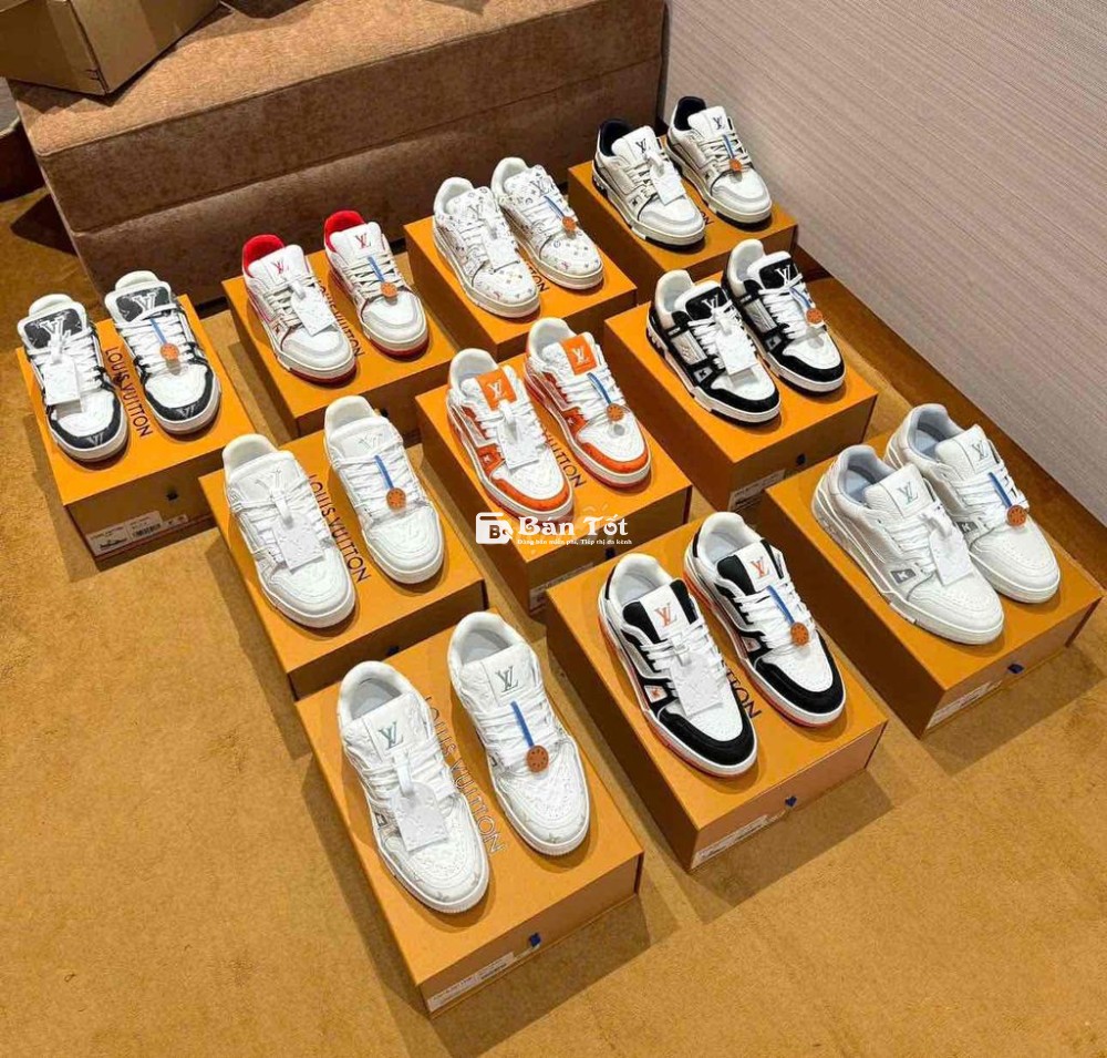 Giày Nam Thể Thao Sneaker LV Trainer Cao Cấp