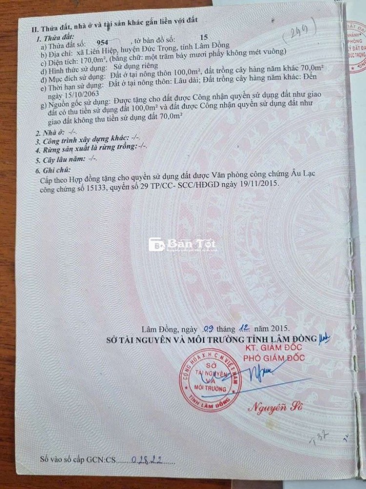 Bán nhà 7x27m, giá 2 tỉ 290tr gần sân bay liên khương , đức trọng