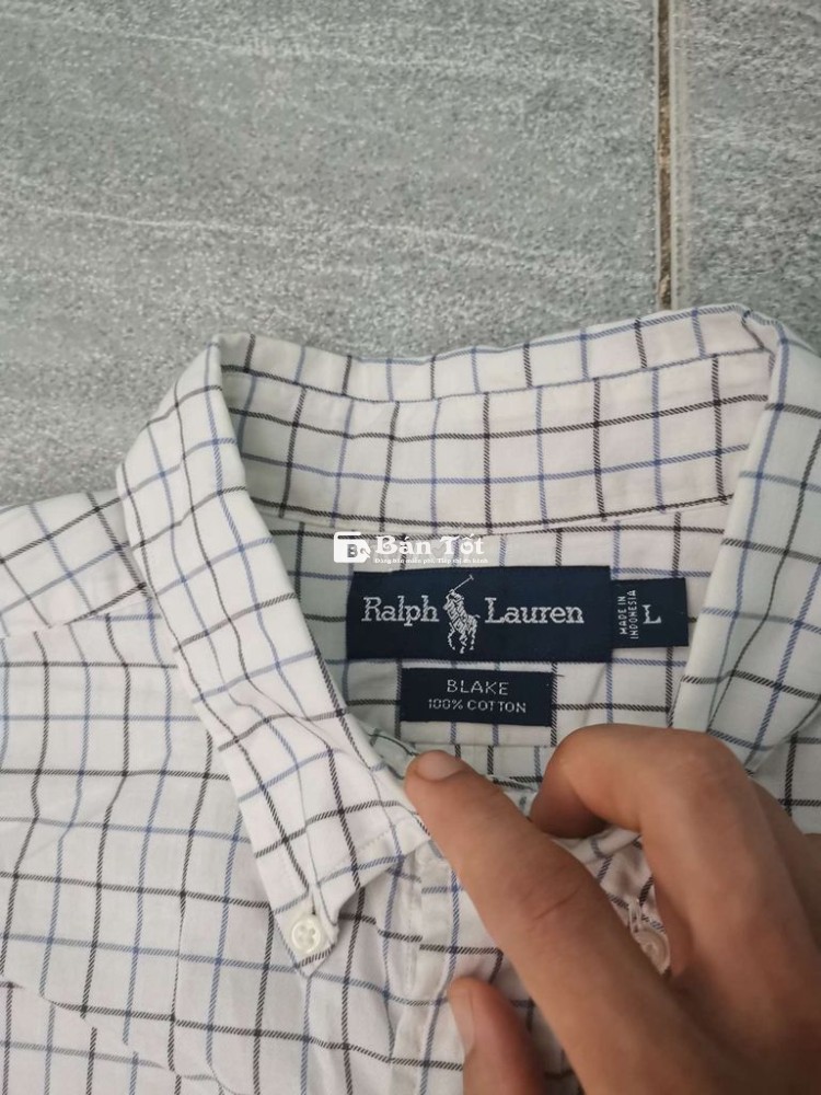 Áo Sơ Mi Ralph Laurel U.SMade Caro Classic Fit Size L Cần Thanh Lý  