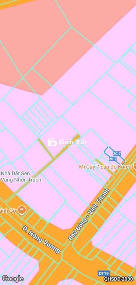 càn bán nhanh lô đất mặt tiền con gà vàng dt 127m, giá thiện chí