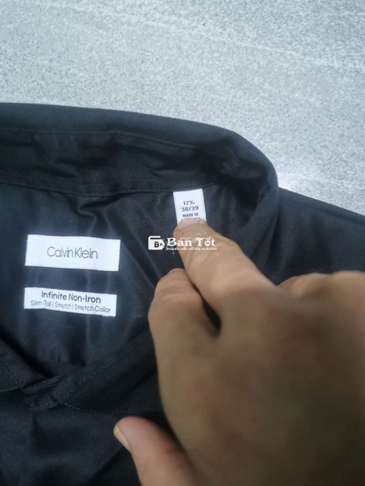 Áo sơmi khoác Calvin Klein USMadeCustomIron form L