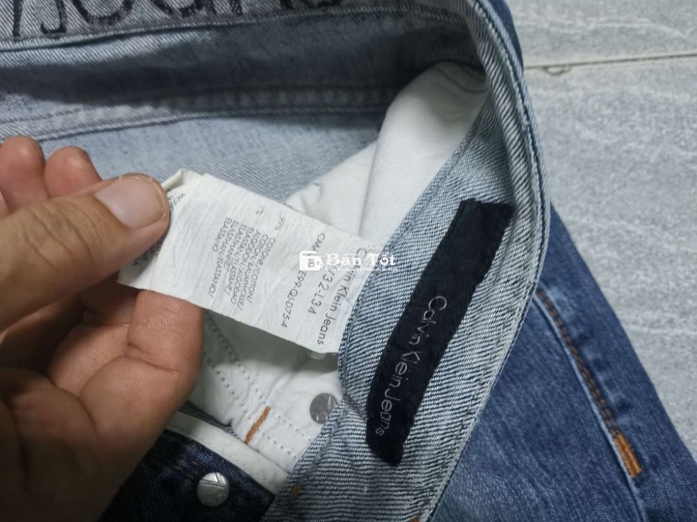 Quần jeans Calvin Klein U.SMadeSlimWassDN size 32