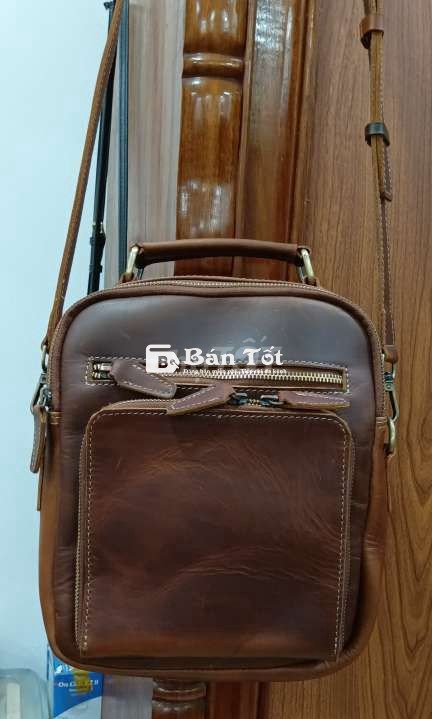 Túi da bò mộc nguyên tấm cực dày xịn mới nguyên