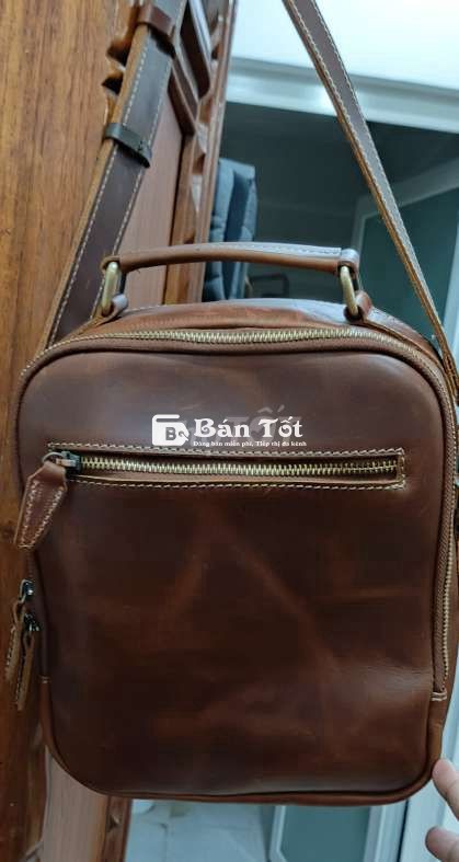 Túi da bò mộc nguyên tấm cực dày xịn mới nguyên