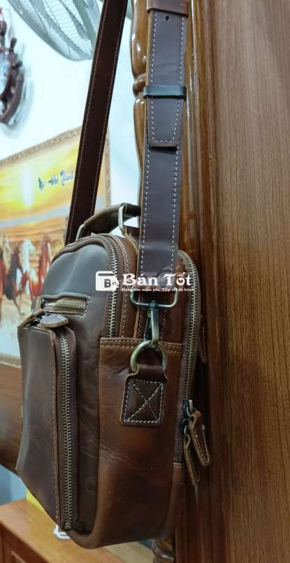 Túi da bò mộc nguyên tấm cực dày xịn mới nguyên