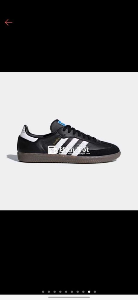 Giày adidas samba đen mới