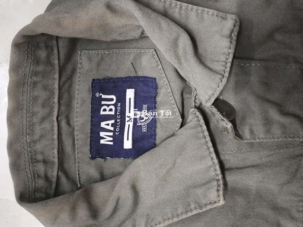 Áo khoác kaki Yame xanh rêu