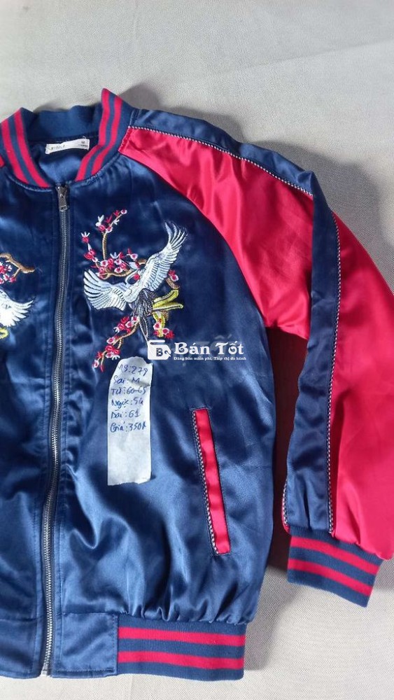 Áo khoác thieu nam nữ size M