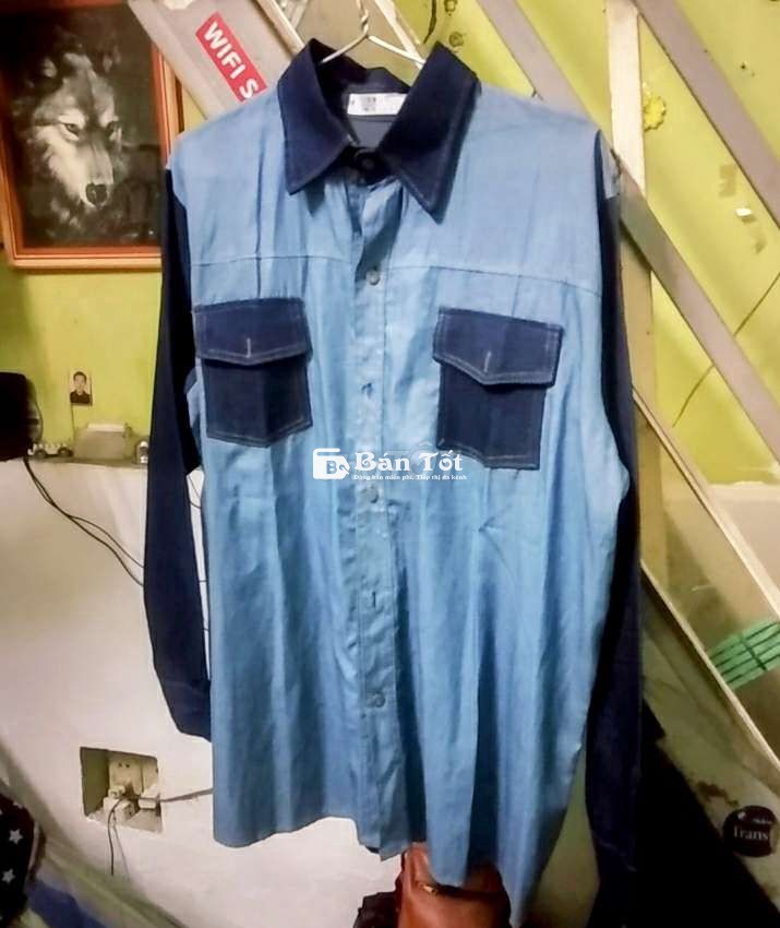 🇰🇷 Sơ-mi Jean Korea nam nữ còn mới nguyên,có đổi