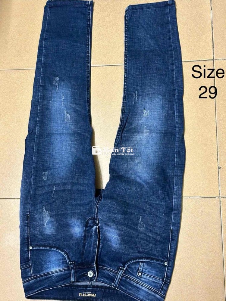 Quần Jean Nam size 29