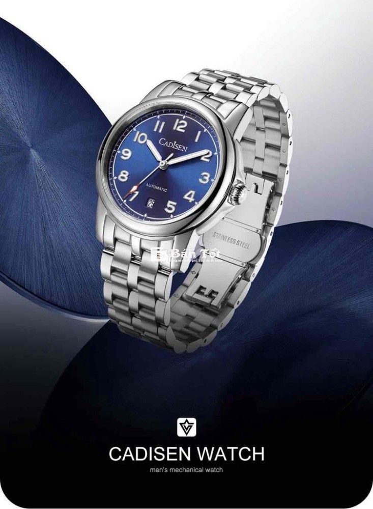 CADISEN 39MM Đồng Hồ Cơ Tự Động Mới 2024, tặng dây
