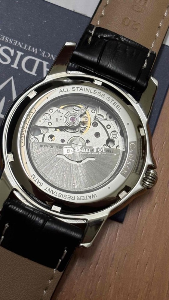 CADISEN 39MM Đồng Hồ Cơ Tự Động Mới 2024, tặng dây