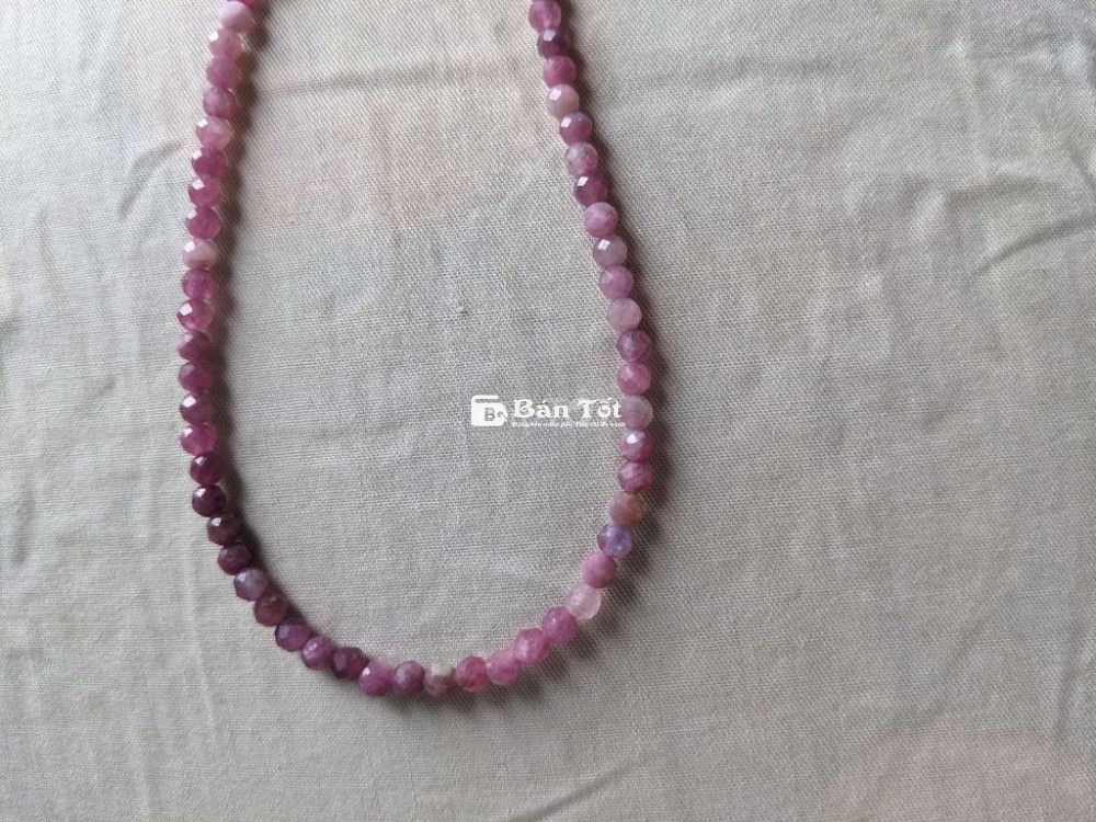 Chocker Tourmaline khoá bạc