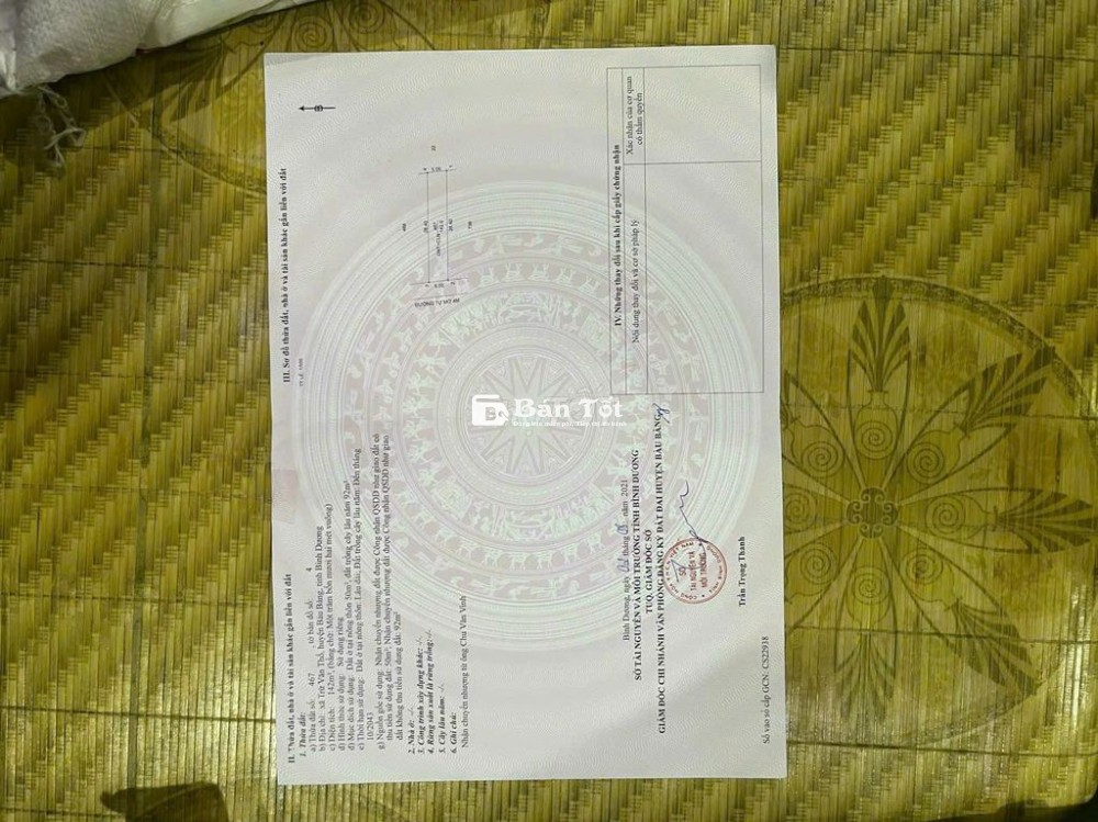 Đất 550 triệu từ Văn thố Bàu Bàng Bình Dương