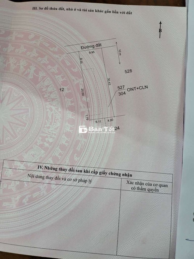 Cần bán gấp đất tặng nhà cấp bốn